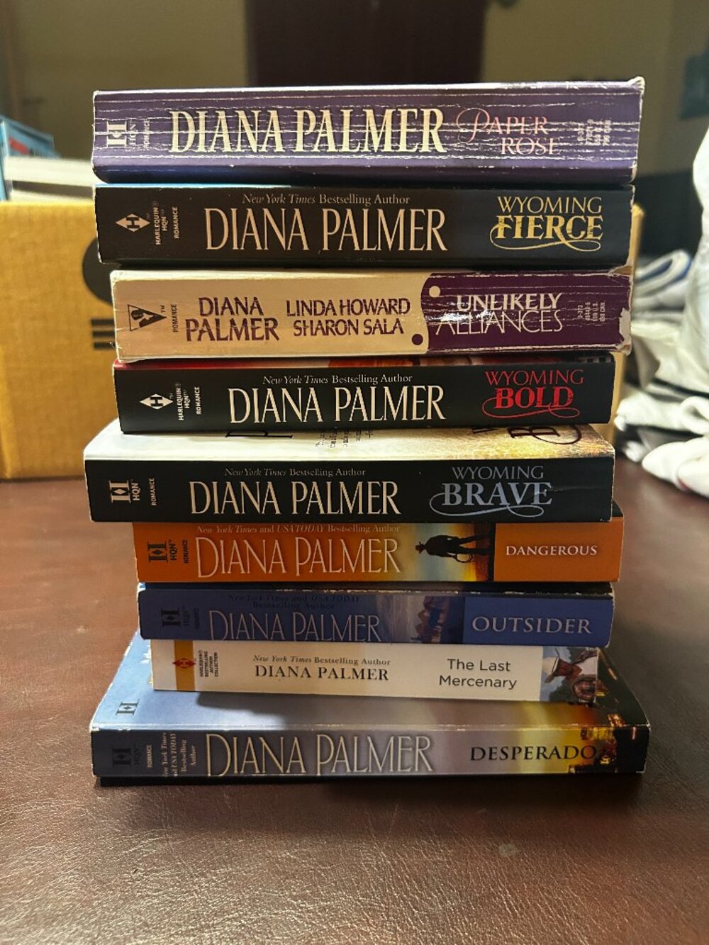 9 Diana Palmer Cowboy Western Romance Books paperback - Wyoming Bold, Fierce